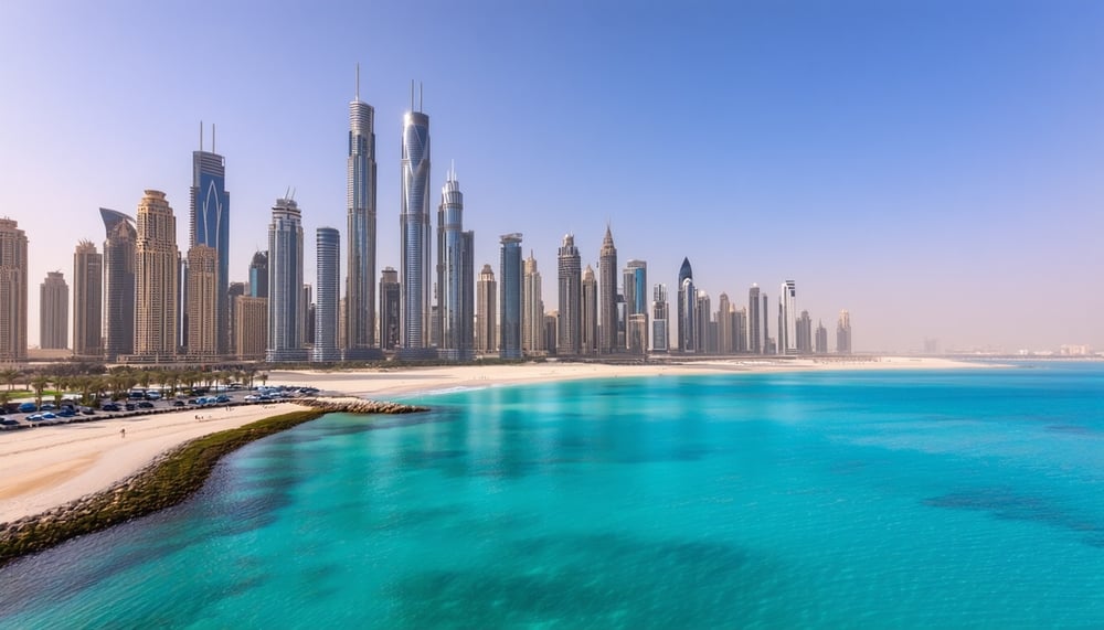 Dubai skyline and luxury travel experiences